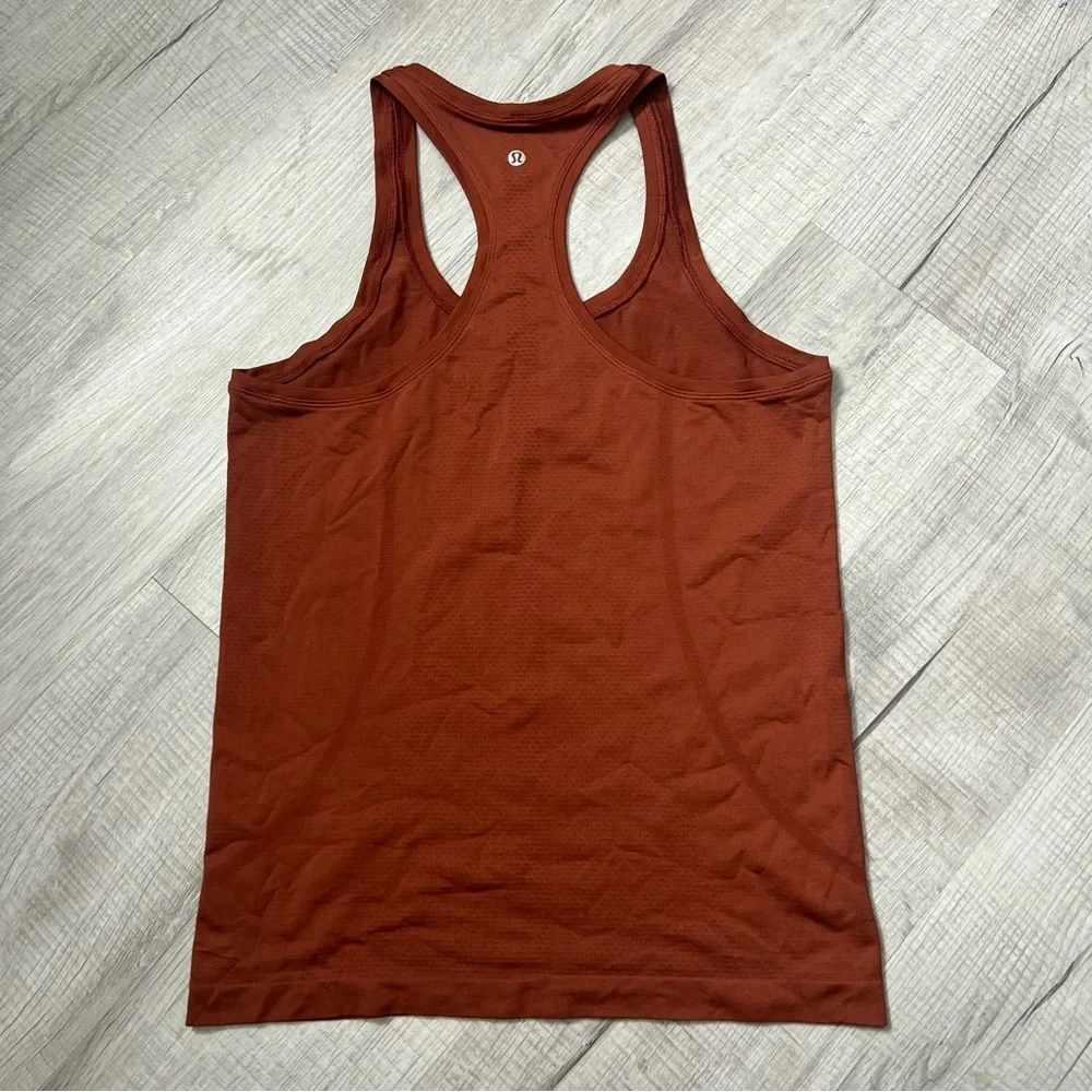 LULULEMON Swiftly Tech Racerback Tank Top
Dark Terracotta Size 8 - Picture 4 of 9